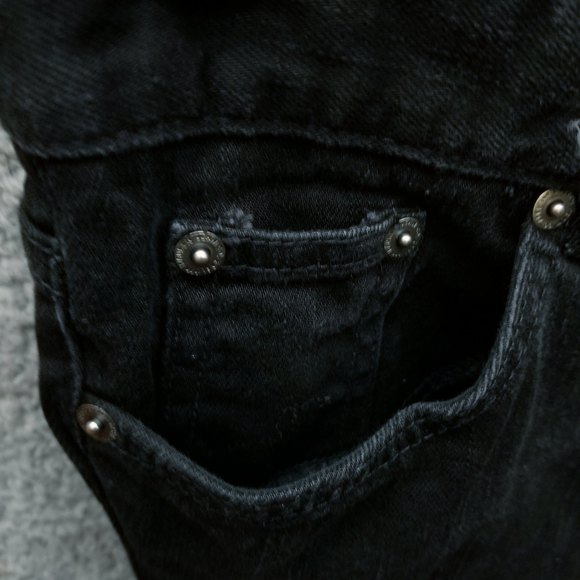 Lauren Jeans Co Women's 2 Classic Black Bootcut Jeans 28.25" 29.25" 9.25" - Picture 9 of 12